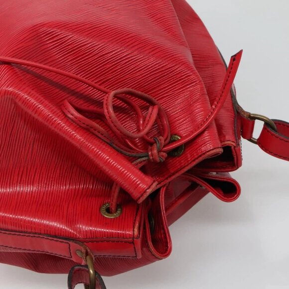 LOUIS VUITTON Epi Noe Shoulder Bag Red M44007 LV Auth ar13738 - Picture 7 of 15